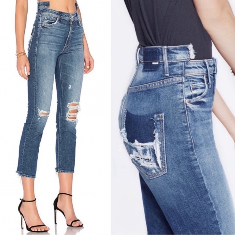 MOTHER Denim The Dazzler Shift Your Treat or Mine 30 NEW